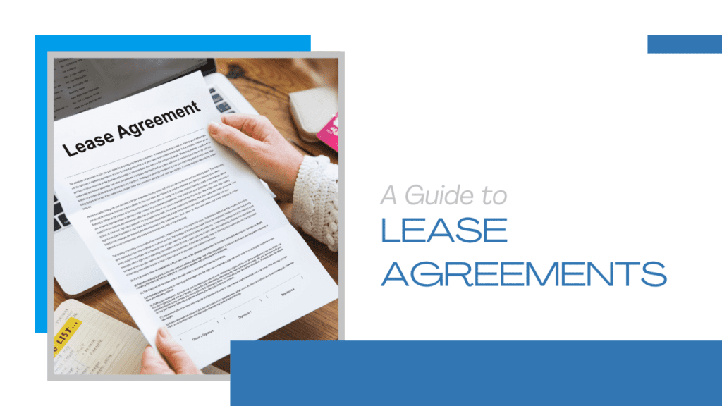 A Guide to Lease Agreements  - Article Banner